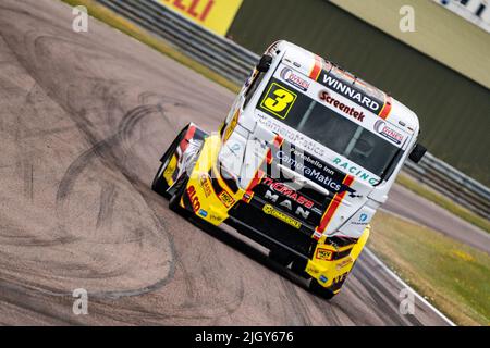 British Truck Racing Championship Thruxton Juli 2022 Stockfoto