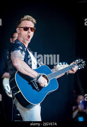 Ronan Keating tritt beim Cornbury Festival 2022 live auf Stockfoto