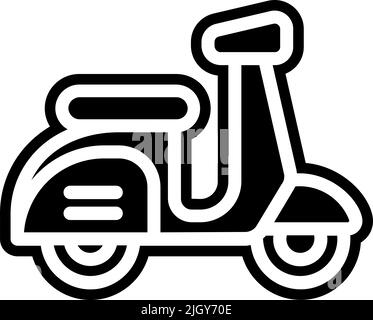 Retro-Roller-Symbol . Stock Vektor