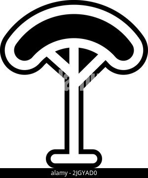 Trees tipuana Symbol . Stock Vektor