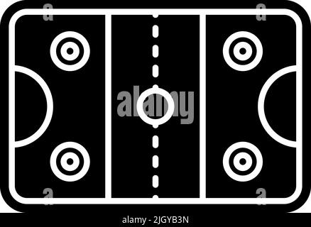 Tischspiele Air Hockey Icon . Stock Vektor