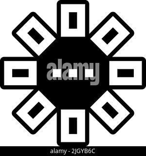 Symbol für das Laden der Webwartung . Stock Vektor