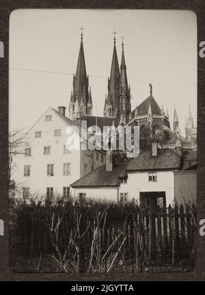 Skytteanum, The Domen Block, Uppsalen im Jahr 1917. Skytteanum, The Domen Block, Uppsalen im Jahr 1917 Stockfoto