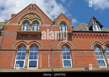 Gebäude 127 Bradshawgate, Leigh Stadtzentrum, AD1876, Greater Manchester, Lancashire, ENGLAND, GROSSBRITANNIEN, WN7 4ND Stockfoto