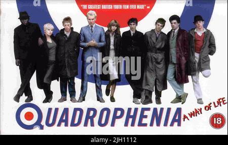 LAIRD, WILLCOX, DAVIS, STING, ESCHE, DANIELS, SHAIL, COOPER, POSTER, QUADROPHENIA, 1979 Stockfoto