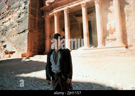 HARRISON Ford, INDIANA JONES UND DER LETZTE KREUZZUG, 1989 Stockfoto