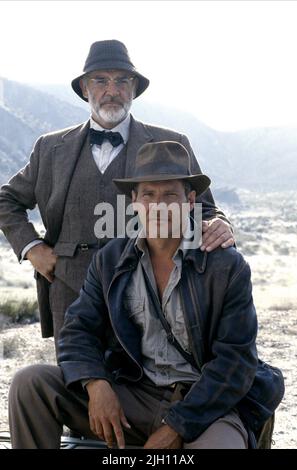 CONNERY, FORD, INDIANA JONES UND DER LETZTE KREUZZUG, 1989 Stockfoto