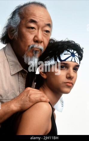 MORITA, MACCHIO, DAS KARATE-KIND, 1984 Stockfoto