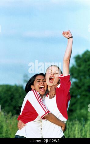 NAGRA, KNIGHTLEY, BIEGEN SIE ES WIE BECKHAM, 2002 Stockfoto