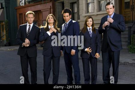 HARRIS,SMULDERS,RADNOR,HANNIGAN,SEGEL, WIE ICH DEINE MUTTER TRAF, 2005 Stockfoto