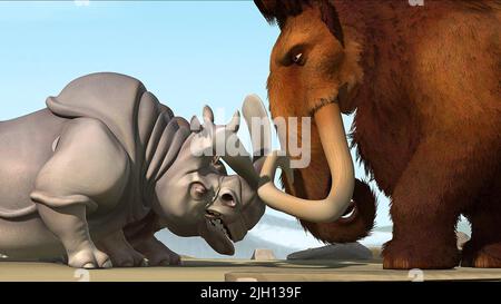 RHINO, MANNY, EISZEIT, 2002 Stockfoto