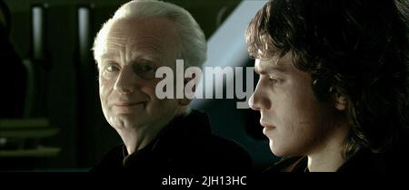 MCDIARMID, CHRISTENSEN, STAR WARS: EPISODE III - REVENGE OF THE SITH, 2005 Stockfoto