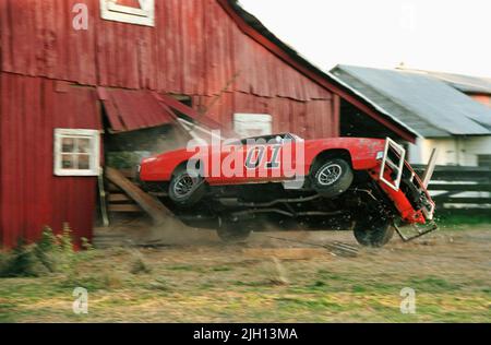 Der General Lee stürzt durch die Scheune, der Herzöge von Hazzard, 2005 Stockfoto