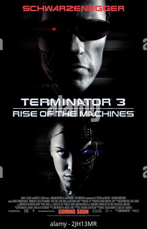 SCHWARZENEGGER,LOKEN, TERMINATOR 3: AUFSTIEG DER MASCHINEN, 2003 Stockfoto