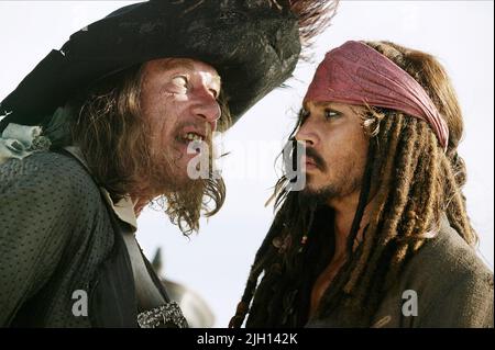 RUSH, DEPP, PIRATEN DER KARIBIK: AM ENDE DER WELT, 2007 Stockfoto