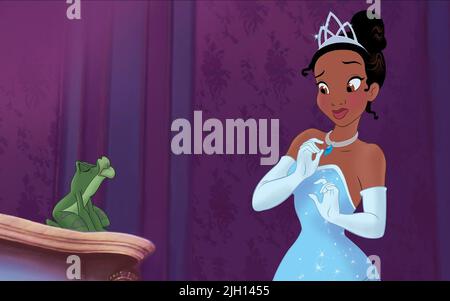 TIANA, FROSCH, DIE PRINZESSIN UND DER FROSCH, 2009 Stockfoto