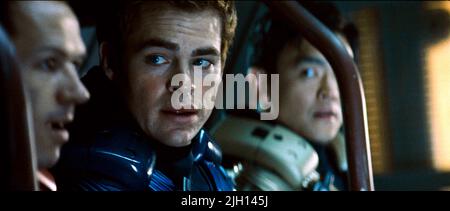 PINE, CHO, STAR TREK, 2009 Stockfoto