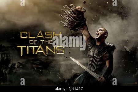 SAM WORTHINGTON, Plakat, KAMPF DER TITANEN, 2010 Stockfoto