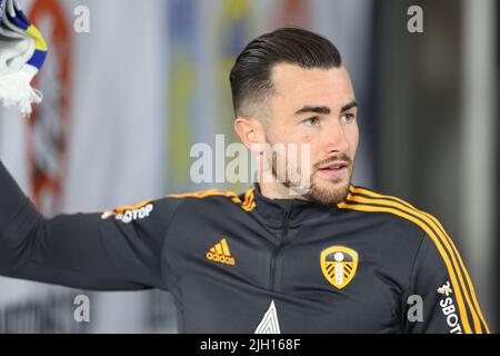 Robina, Australien. 12.. Juni 2022. Jack Harrison von Leeds United wird am 6/12/2022 in Robina, Australien, gesehen. (Foto von Patrick Hoelscher/News Images/Sipa USA) Quelle: SIPA USA/Alamy Live News Stockfoto