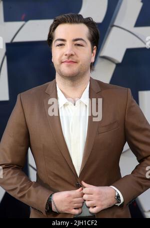 13. Juli 2022: Hollywood, Kalifornien: Michael Gandolfini, Weltpremiere von Netflix' „The Gray man“ im TCL Chinese Theatre in Hollywood. Stockfoto