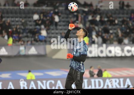 Buenos Aires, 10 de octubre de 2021; Vorspiel Argentinien gegen Uruguay, Juan Musso. Stockfoto