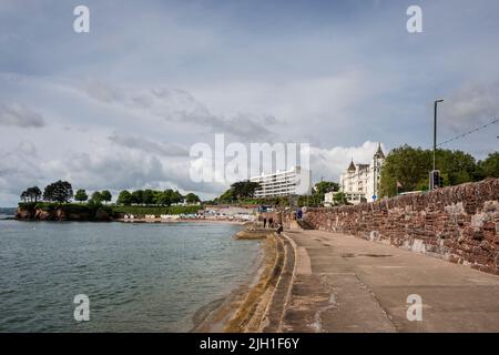 Blick auf die Küste von Torquay, Devon, Großbritannien Stockfoto