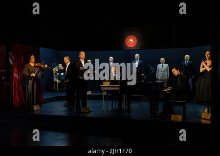 Eskisehir, Türkei - 06. Juli 2022: Yilmaz Buyukersen Wachsfigurenkabinett-Museum Stockfoto