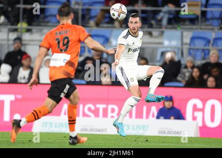 Robina, Australien. 12.. Juni 2022. Jack Harrison von Leeds United wird am 6/12/2022 in Robina, Australien, gesehen. (Foto von Patrick Hoelscher/News Images/Sipa USA) Quelle: SIPA USA/Alamy Live News Stockfoto