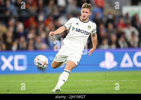 Robina, Australien. 12.. Juni 2022. Joe Gelhardt von Leeds United wird am 6/12/2022 in Robina, Australien, laufen sehen. (Foto von Patrick Hoelscher/News Images/Sipa USA) Quelle: SIPA USA/Alamy Live News Stockfoto