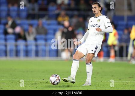 Robina, Australien. 12.. Juni 2022. Pascal Struijk von Leeds United übergibt den Ball in Robina, Australien am 6/12/2022. (Foto von Patrick Hoelscher/News Images/Sipa USA) Quelle: SIPA USA/Alamy Live News Stockfoto