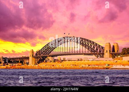 Bridge in Sydney, Australien Stockfoto