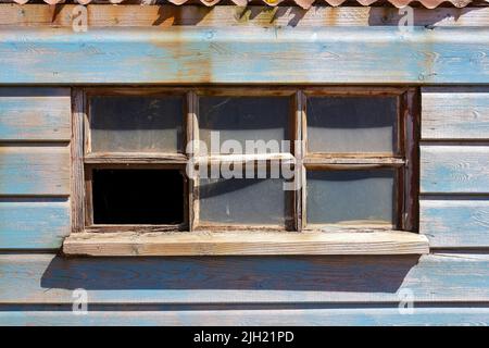 Sun Bleached Fisherman's Hut in South Devon, Großbritannien Stockfoto