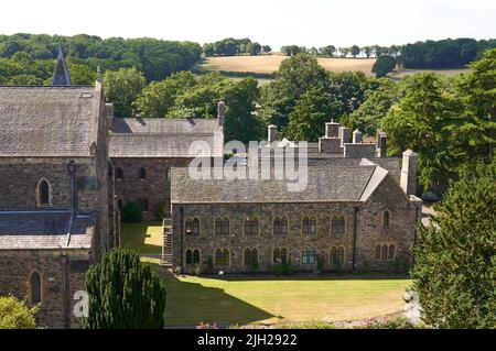 Abtei von Mount Saint Bernard in der Nähe von Coalville, Leicestershire, Großbritannien Stockfoto