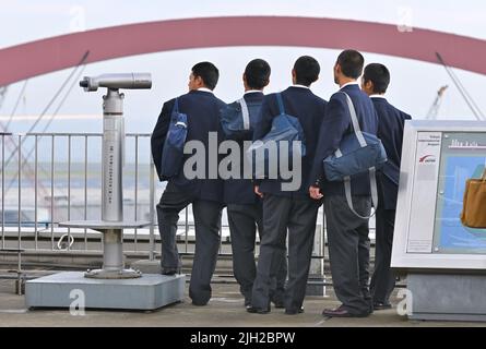 Haneda International Airport (HND) an der Wende des 20.. Jahrhunderts, Tokyo JP Stockfoto