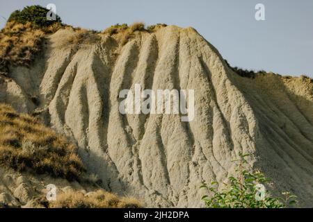 Landschaft von Calanchi lucani in Aliano, Provinz Miera, Region Basilicata in Italien Stockfoto