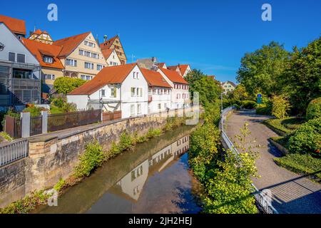 riverside, Bietigheim Bissingen, Baden Württemberg, Deutschland Stockfoto