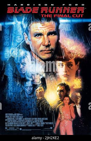 HAUER, SANDERSON, HANNAH, FORD, YOUNG, CASSIDY, POSTER, BLADE RUNNER, 1982 Stockfoto