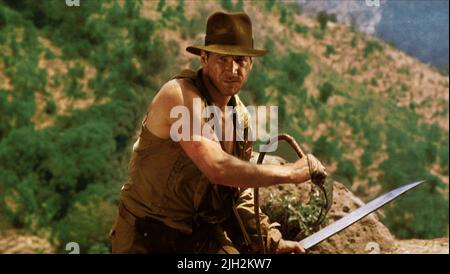 HARRISON Ford, INDIANA JONES UND DER TEMPEL DES TODES, 1984 Stockfoto