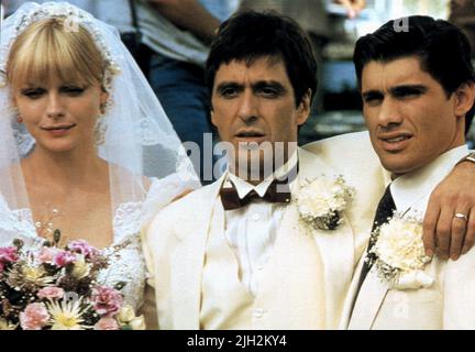 PFEIFFER, PACINO, BAUER, SCARFACE, 1983 Stockfoto