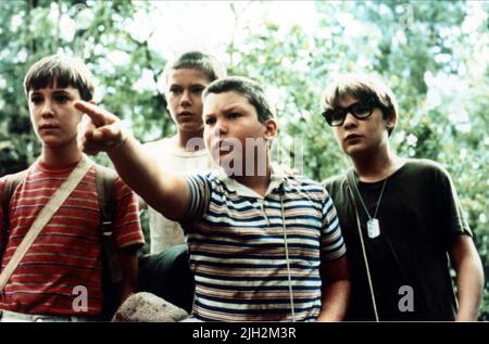 WHEATON, PHOENIX, O'CONNELL, Feldman, STAND BY ME, 1986 Stockfoto