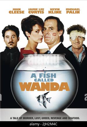 KLINE, CURTIS, CLEESE, POSTER, EIN FISCH NAMENS WANDA, 1988 Stockfoto