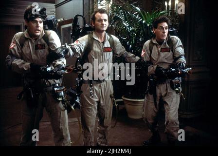 AYKROYD, MURRAY, RAMIS, GHOSTBUSTERS, 1984 Stockfoto