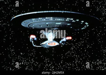 USS Enterprise NCC-1701-D, STAR TREK: THE NEXT GENERATION, 1987 Stockfoto