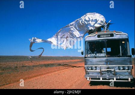 BUS fährt durch die Wüste, die Abenteuer von Priscilla, Königin der Wüste, 1994 Stockfoto
