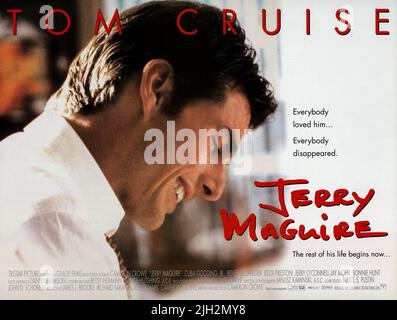 TOM CRUISE FILM POSTER, Jerry Maguire, 1996 Stockfoto