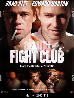 PITT, POSTER, FIGHT CLUB, 1999 Stockfoto
