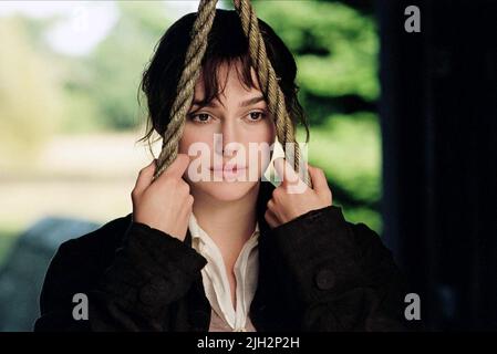 KEIRA KNIGHTLEY, Stolz und Vorurteil, 2005 Stockfoto