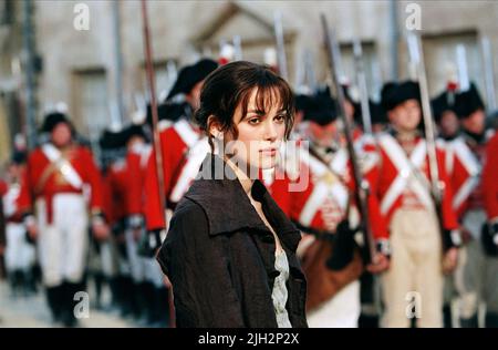 KEIRA KNIGHTLEY, Stolz und Vorurteil, 2005 Stockfoto