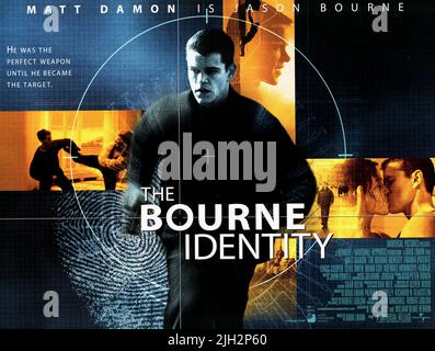 MATT DAMON, Die Bourne Identität, 2002 Stockfoto