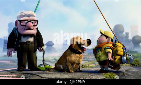 FREDRICKSEN,DUG,RUSSELL, UP, 2009 Stockfoto